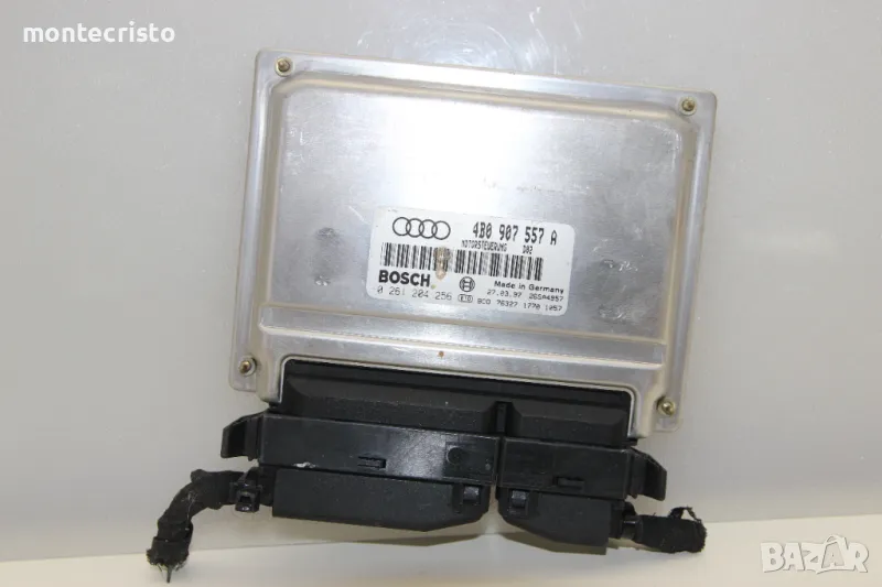 Моторен компютър ECU Audi A6 C5 (1997-2005г) 4B0 907 557 A / 4B0907557A / 0 261 204 256 / 0261204256, снимка 1