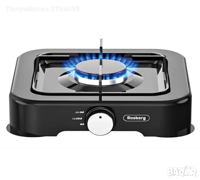 Газов единичен котлон Rosberg, 30mbar\2.2kWh, снимка 1