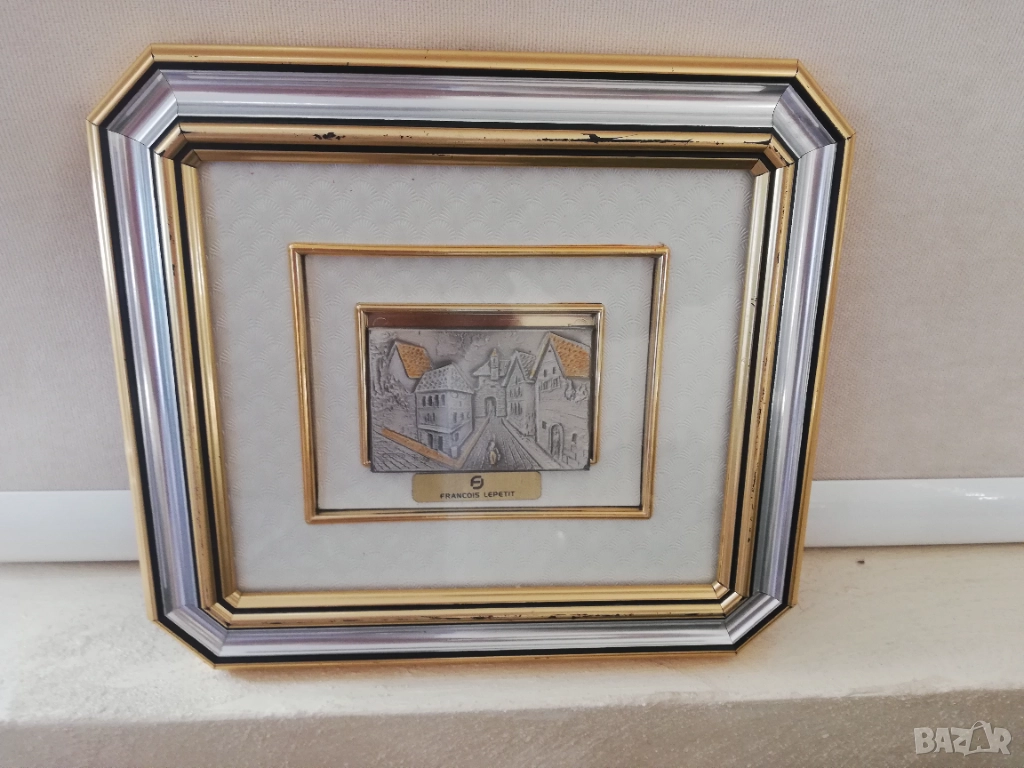 сертифицирана сребърна /925/ картина от Италия, снимка 1