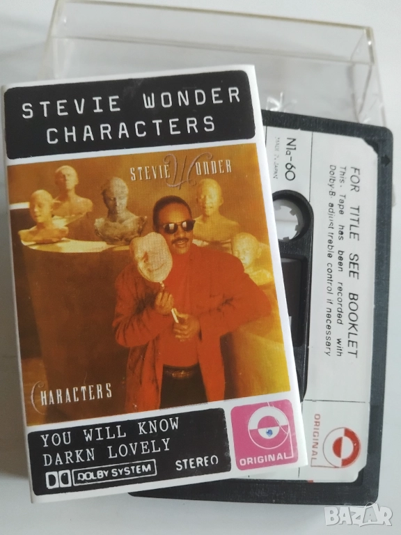 Stevie Wonder – Characters - аудио касета музика, снимка 1
