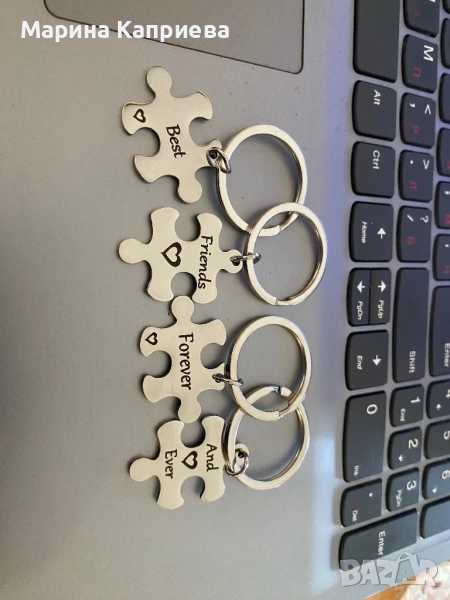 Нови ключодържатели Best Friends. Комплект за 4-ри приятелки Z-43, снимка 1