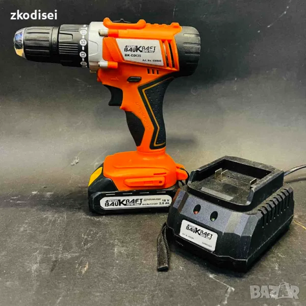 Акумулаторен винтоверт BAUKRAFT BK-CDI35, снимка 1