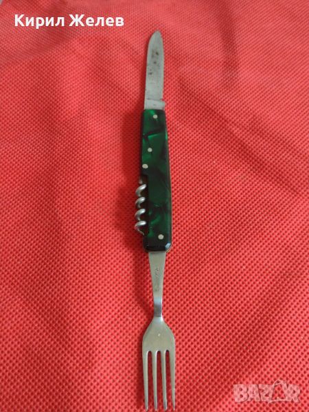 Стар джобен нож от соца с маркировка П.Денев Габрово уникат перфектно състояние 44812, снимка 1