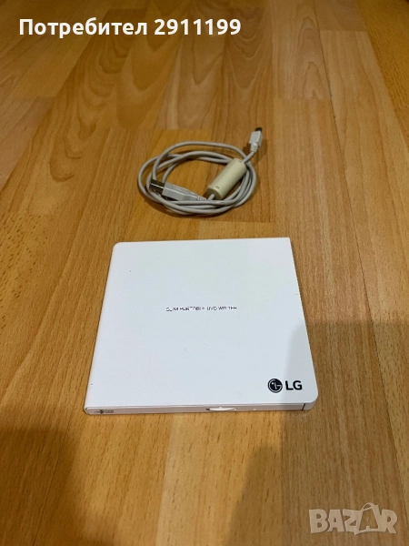 Външна записвачка за CD и DVD дискове LG, снимка 1