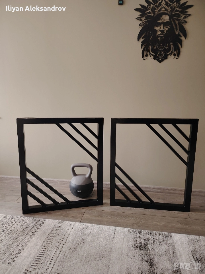 Метални крака за трапезна маса , снимка 1