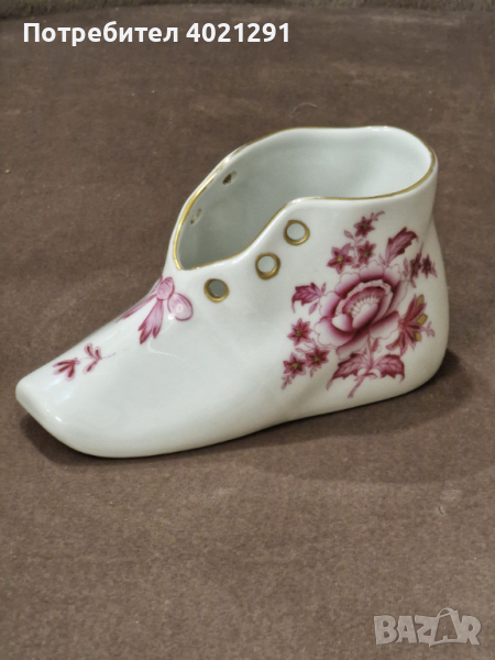 Herend Hungary Porcelain Shoe Херенд Унгария Порцелан обувка, снимка 1