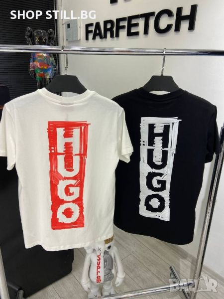 Мъжки памучни тениски HUGO, снимка 1