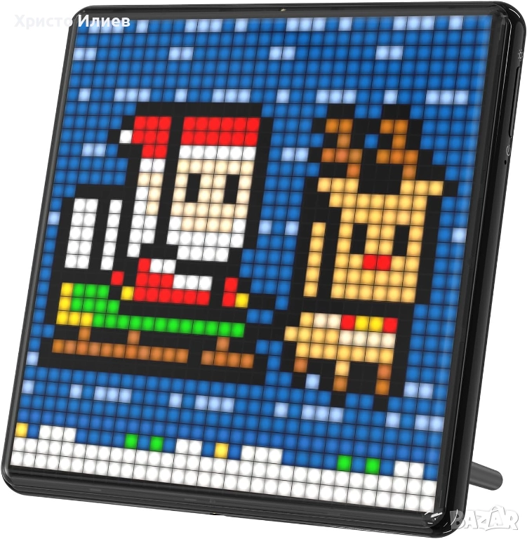 Дигитална цифрова фоторамка Divoom Pixoo 32x32 арт LED дисплей за декорация, снимка 1