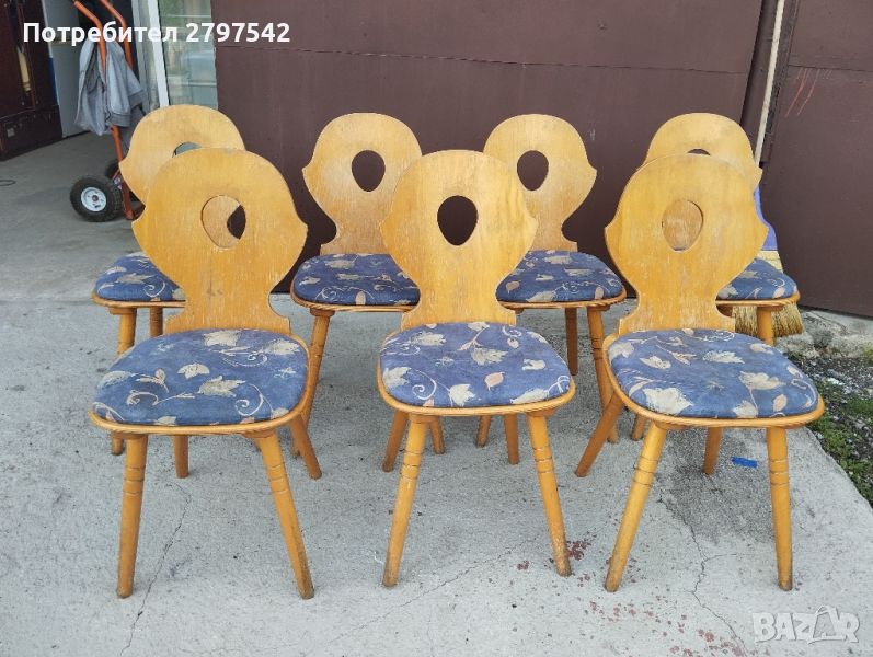 Дървени столове А61, снимка 1