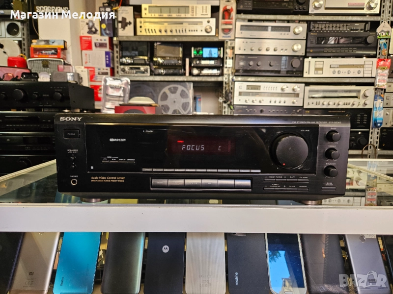 Ресийвър SONY STR-DE305 Две по 100 вата на 8 ома.В перфектно техническо и много добро визуално състо, снимка 1