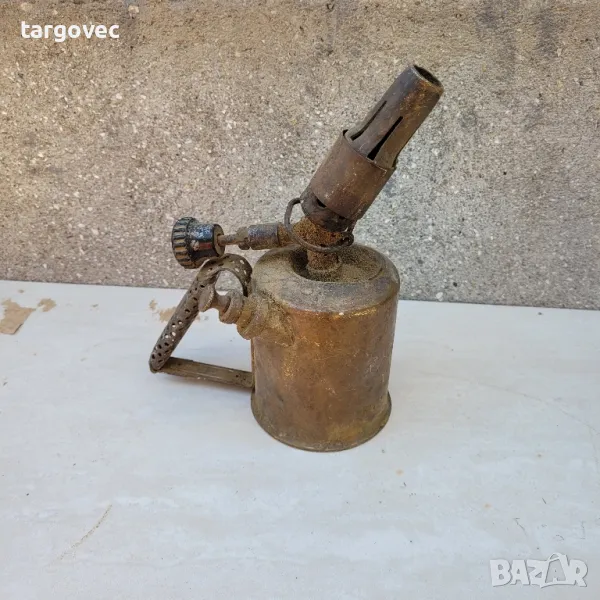 стара колекционерска бензинова лампа, снимка 1