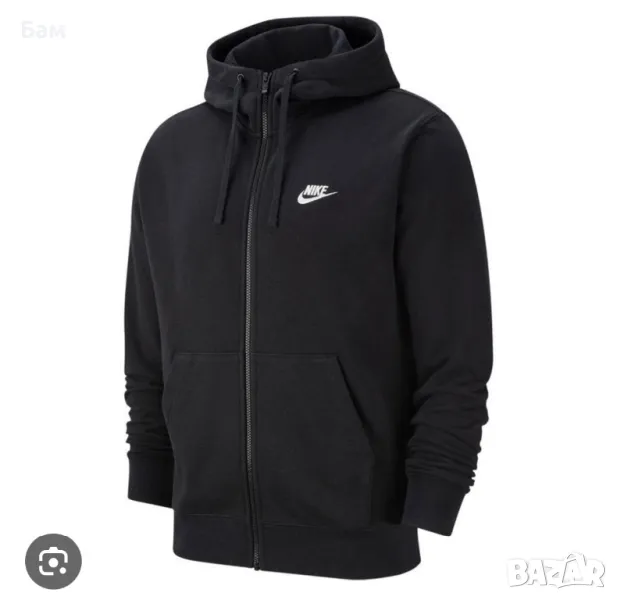 Nike Men’s club fleece Zip up hoodie размер ХЛ  , снимка 1