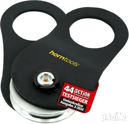 Полиспаст за лебедка 9 тона за стоманени и синтетични въжета, horntools