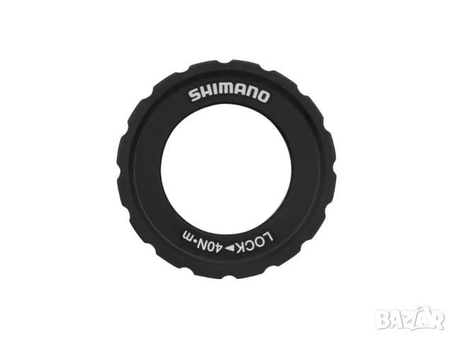 Shimano Center-Lock гайка за диск с външни зъбци за 20mm/15mm/12mm проходна ос, снимка 1 - Части за велосипеди - 47177705