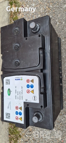 оригинален AGM акумулатор за range rover bmw mercedes vw audi 80AH VARTA, снимка 8 - Части - 53951901