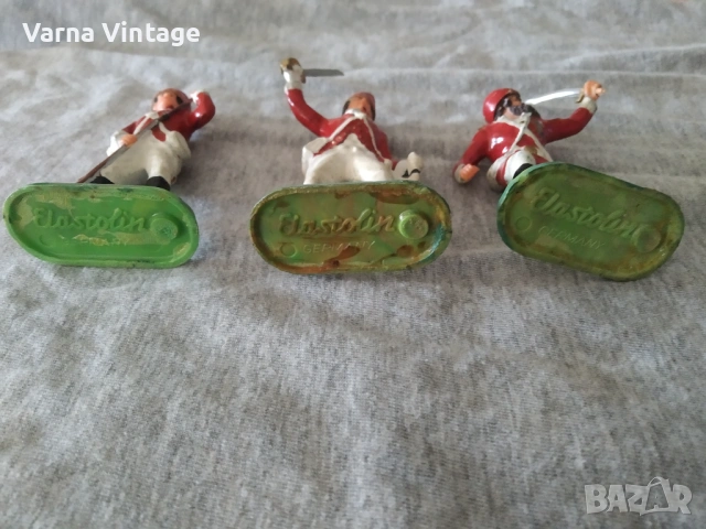 Войници (конверсия) ELASTOLIN Германия. цена за 3 бр., снимка 5 - Колекции - 54038005