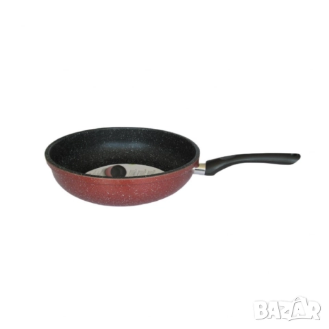 Тиган Rosberg, Дълбок, Мраморно покр., Индукция, Бордо меланж, снимка 3 - Съдове за готвене - 52137336