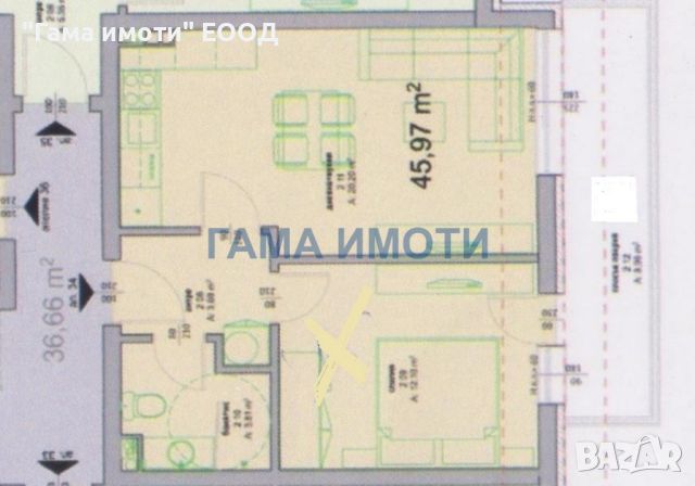 Двустаен апартамент, на 150 метра от южния плаж в гр. Поморие, снимка 2 - Aпартаменти - 45997239