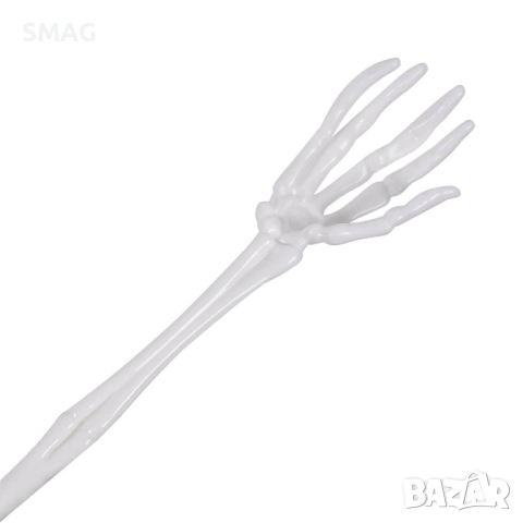 Halloween / Хелоуин реалистична ръка на скелет – декорация 33см_1217539, снимка 2 - Декорация за дома - 52008433