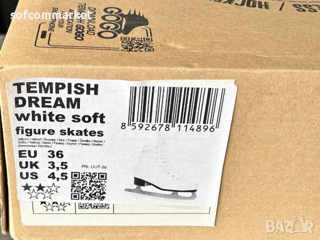 Кънки за фигурно пързаляне Tempish Dream, 36 номер, снимка 7 - Ролери, кънки - 52885073