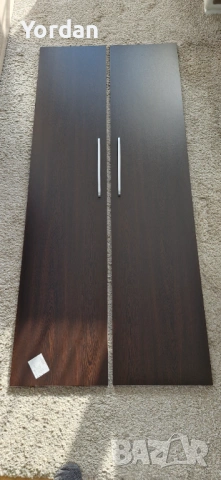 Вратички за двукрил гардероб, 185x39cм, ПДЧ 15 мм венге