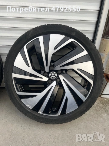 VW ID.4 / ID.5 5x112 джанти 21” Оригинални, снимка 4 - Гуми и джанти - 54152945