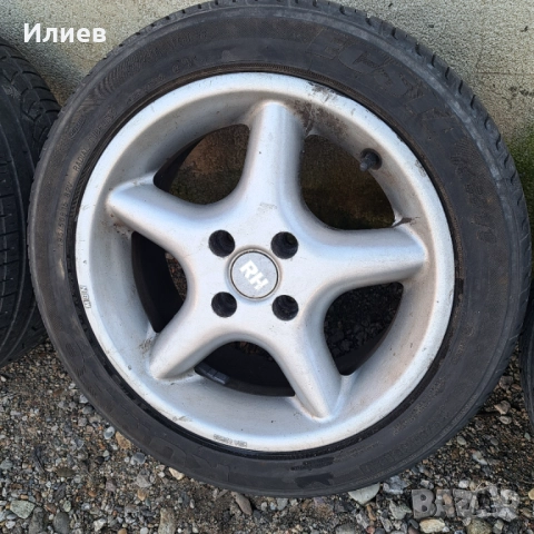 Алуминиеви джанти с гуми 4х100, снимка 3 - Гуми и джанти - 52749040