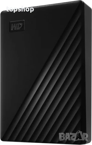 НОВ, ЗАПЕЧАТАН, НЕОТВАРЯН WD 6TB My Passport, Черен, Софтуер за архивиране и защити срещу...