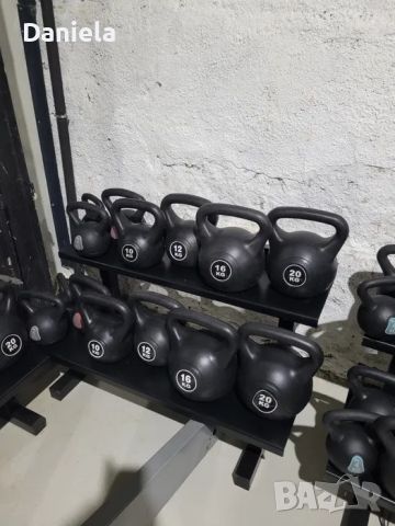 Пудовки сет 2х4 2х6 2х8 2х10 2х12 2х16 2х20 комплект kettlebell 760 лв, снимка 6 - Фитнес уреди - 45838705