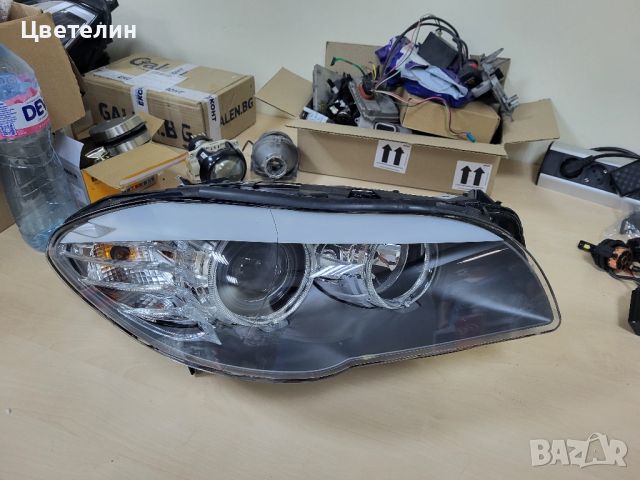 Десен фар фарове BMW F10 Халогенен desen far farove бмв ф10 halogenen, снимка 1 - Части - 46249514