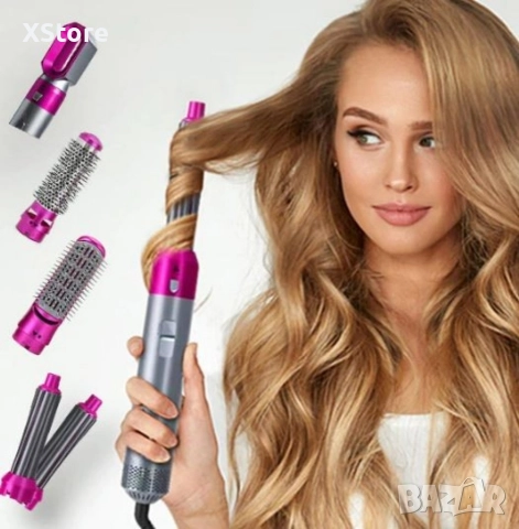 Маша за коса с 5 приставки, снимка 16 - Маши за коса - 52588846