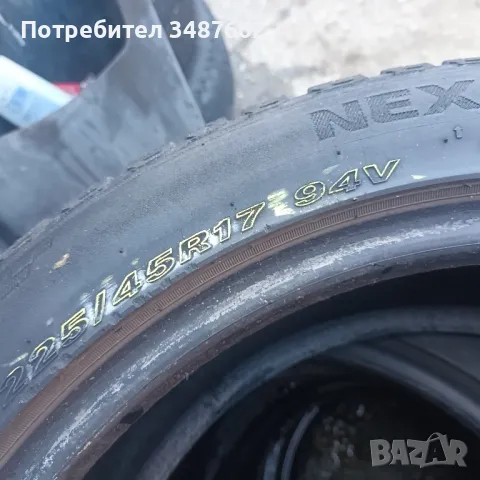 225 45 17 NEXEN 2бр зимни дот 2019г , снимка 4 - Гуми и джанти - 47265211