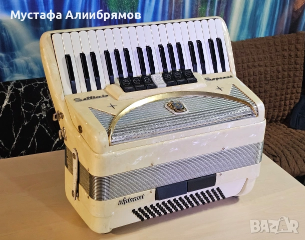 Италиански,Settimio soprani 80 баса, снимка 14 - Акордеони - 53830001