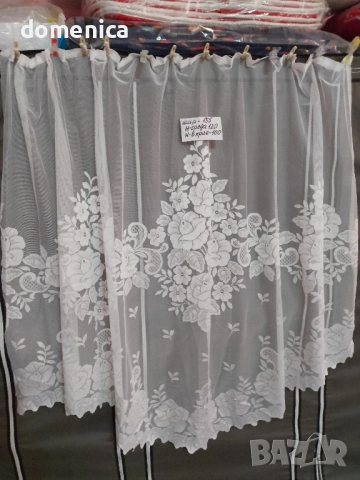 Бяли пердета без забележки, снимка 3 - Пердета и завеси - 52474626
