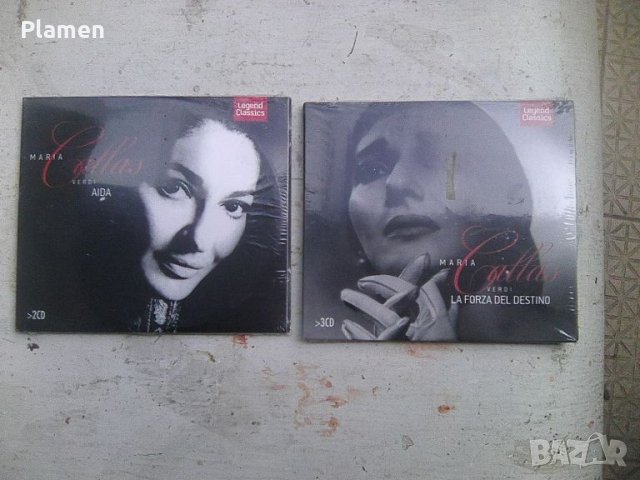Два компактдиска с Мария Калас Силата на съдбата и Аида, снимка 1 - CD дискове - 46440083
