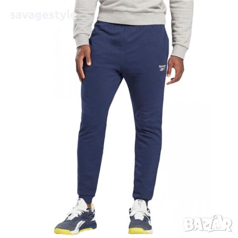 Мъжко спортно долнище REEBOK Identity Joggers Navy, снимка 1 - Спортни дрехи, екипи - 46623200