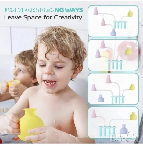 Образователни играчки за баня Lear Fun Multi Color Toddler, снимка 3 - Образователни игри - 52603340