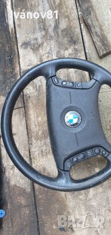 Волан за бмв е46 с копчета за мултифункция  bmw e46 е38 e39 e53 x5 MFL Steering Wheel Leather , снимка 5 - Части - 46386201