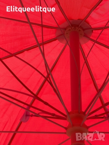 Функционален чадър за градина и плаж – Ø2.70 м, височина 2.50 м, снимка 4 - Други стоки за дома - 52182541