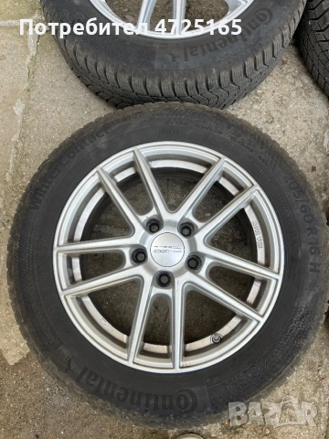 Джанти Anzo wheels и гуми Континентал, снимка 3 - Гуми и джанти - 54229791