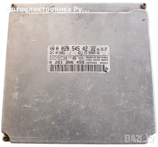 компютър MERCEDES C-CLASS W202 1.8, BOSCH 0 261 206 455, 0261206455, A 028 545 42 32, A0285454232 