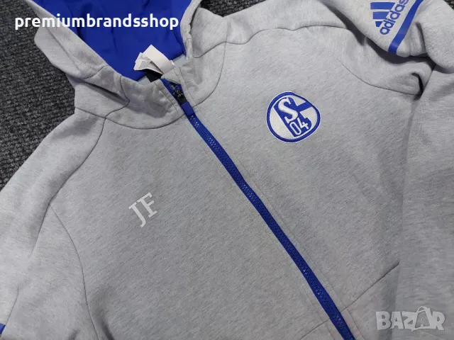 Adidas Z.N.E Schalke горнище S размер , снимка 2 - Спортни дрехи, екипи - 47631898