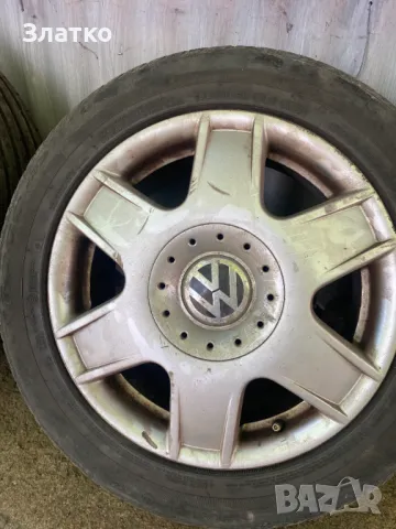 Алуминиеви джанти VW Golf ,Bora 5x100, снимка 6 - Гуми и джанти - 47396186