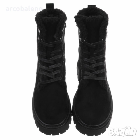 Дамски боти с връзки, 3цвята , снимка 11 - Дамски боти - 52801220