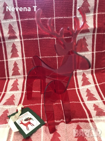 Коледен елен, снимка 2 - Декорация за дома - 52669870