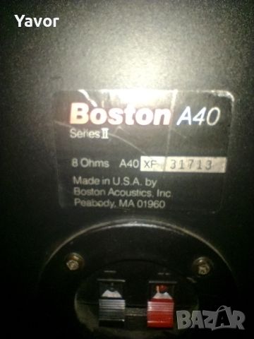 Американски колони BOSTON ACOUSTICS Boston A40 mk2, снимка 4 - Тонколони - 46042217