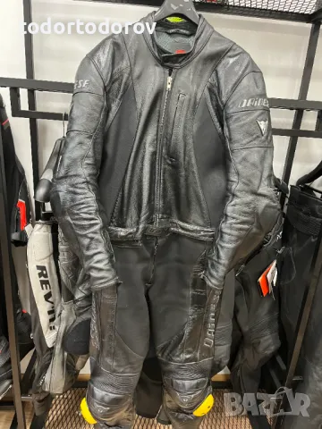 Кожен мото екип DAINESE D-TEC,размер 56-XL ,2части , протектори, снимка 1 - Аксесоари и консумативи - 49170567