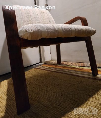 Дървен стол махагон, снимка 3 - Столове - 45668612