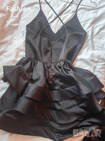 Stoyan Radichev черна къса рокля, снимка 2 - Рокли - 53212676