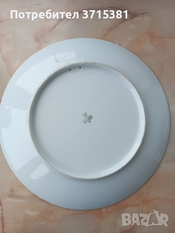 Баварска чиния. , снимка 4 - Антикварни и старинни предмети - 52907849